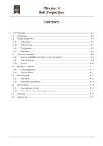 Chapter 4 Soil Properties CONTENTS 4