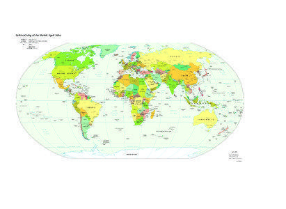 Political Map of the World, April 2004 Independent state