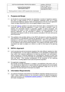 LUPS-GU15: Planning guidance in relation to SEPA regulated sites and processes