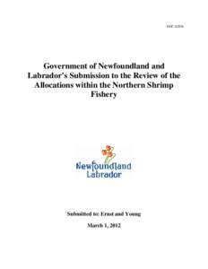 Protostome / Fisheries / British North America / Newfoundland and Labrador / Pandalus borealis / Northwest Atlantic Fisheries Organization / Fisheries management / Shrimp fishery / Fishing / Caridea / Phyla