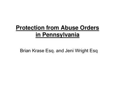 Abuse / Violence against women / Violence / Crime / Sex crimes / Restraining order / Sexual assault / Sexual abuse / Assault / Ethics / Gender-based violence / Law