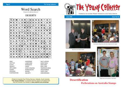 Page 8  The Young Collector Word Search Prepared by Barbara Bartsch