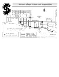 Steveston Salmon Festival Road Closure Notice  EME RGE