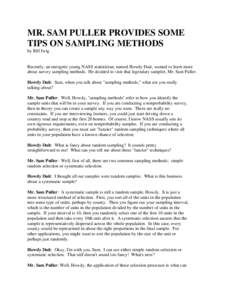 Random sample / Sample / Stratified sampling / Cluster sampling / Systematic sampling / Statistical unit / Simple random sample / Statistics / Sampling / Survey sampling