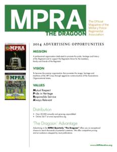 The Official Magazine of the Military Police Regimental Association