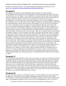 Federalism in the United States / United States / Nullification / Constitution / Sovereignty / Treason / Supremacy Clause / Law of the United States / Federal government of the United States / History of the United States / Law / United States Constitution