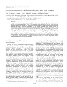 Limnol. Oceanogr., 58(6), 2013, 2219–[removed], by the Association for the Sciences of Limnology and Oceanography, Inc. doi:[removed]lo[removed]E