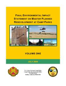 United States / California / California Environmental Quality Act / National Environmental Policy Act / Parks Reserve Forces Training Area / Environmental impact assessment / Impact assessment / Environment of the United States / Environmental impact statement