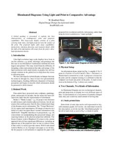 Illuminated Diagrams: Using Light and Print to Comparative Advantage W. Bradford Paley Digital Image Design Incorporated (didi) [removed] Abstract