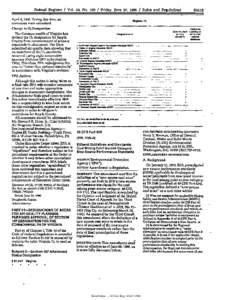 Coal Mining Effluent Guidelines - Final Rule - June 27, 1980