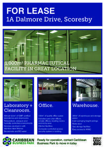 FOR LEASE  1A Dalmore Drive, Scoresby 1,000m2 PHARMACEUTICAL FACILITY IN GREAT LOCATION