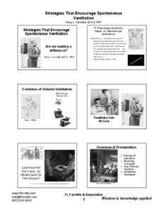 Microsoft PowerPoint - Strategies That Encourage Spontaneous Ventilation-handout version