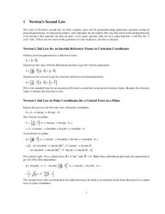 Introductory physics / Ordinary differential equations / Vector calculus / Rotation / Simple harmonic motion / Quaternion / Rotating reference frame / Polar coordinate system / Damping / Physics / Calculus / Classical mechanics