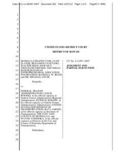 Case 1:11-cv[removed]AWT Document 202 Filed[removed]Page 1 of 3  PageID #: [removed]