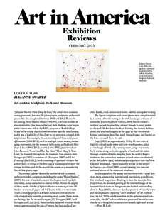 Exhibition Reviews FEBRUARY 2013 Julianne Swartz: Loop, 2010, wire,