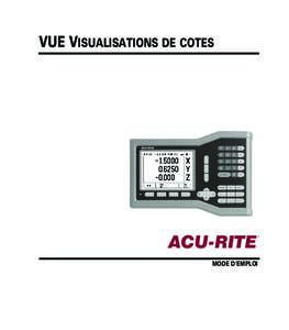 VUE DRO French Manual.book