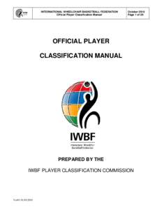 Introduction to Functional Classification of Wheelchair Basketball Players