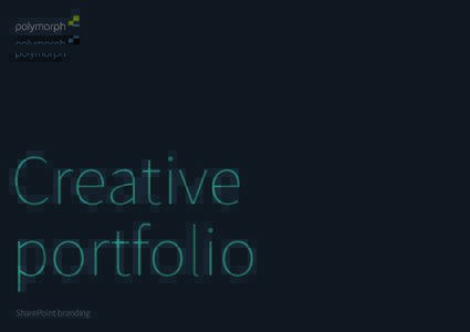 Creative portfolio SharePoint branding Telos Partners LLP SharePoint branding