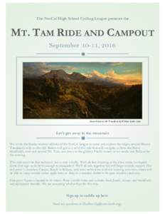 Microsoft Word - Mt. Tam Ride and Campout.docx