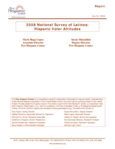 Microsoft Word - NSL 2008 Hispanics in the 2008 Election_FINAL.doc