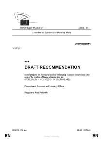[removed]EUROPEAN PARLIAMENT Committee on Economic and Monetary Affairs[removed]APP)