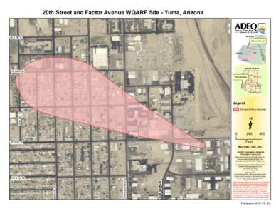 20th Street and Factor Avenue WQARF Site - Yuma, Arizona  W 17th St Area Map 20th and Factor