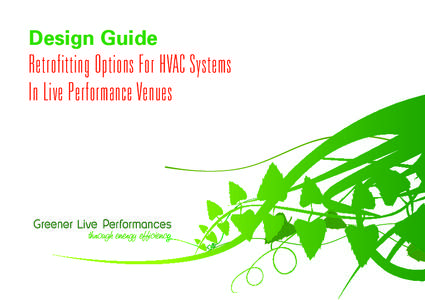 Design Guide  Retrofitting Options For HVAC Systems In Live Performance Venues  Heating, ventilation and air conditioning (HVAC)