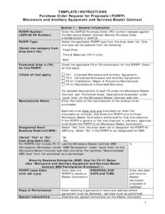 Microwave PORFP Template Instructions