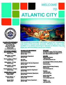 WELCOME TO ATLANTIC CITY  ATLANTIC CITY GOVERNMENT