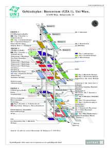 www.wegweiser.ac.at  Gebäudeplan: Biozentrum (UZA 1), Uni Wien, A-1090 Wien, Althanstraße 14  Spange 1