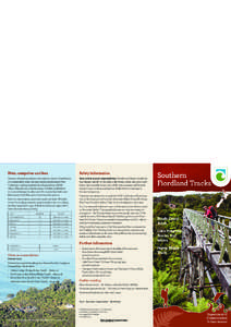 Southern Fiordland Tracks Brochure