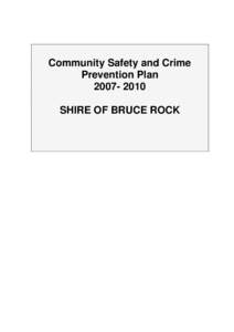 Microsoft Word - Final Shire of Bruce Rock CSCP Plan.doc