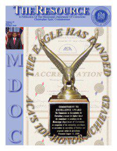 MDOC ACCREDITATION PROGRESS[removed]Contract Prisons
