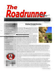 The Southern Arizona Roadrunners Newsletter				  www.azroadrunners.org 