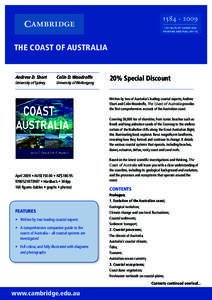 THE COAST OF AUSTRALIA  Andrew D. Short Colin D. Woodroffe