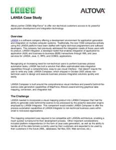 Microsoft Word - LANSA_Map Force casestudy - FINAL.doc