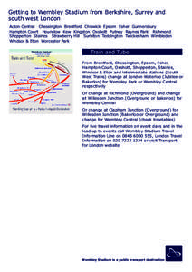 Bakerloo line / Wembley / Clapham Junction railway station / Chessington / Willesden Junction station / London Borough of Brent / Watford DC Line / North Wembley station / London / Rail transport in the United Kingdom / South West Trains