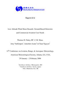 Airport infrastructure / Low level windshear alert system / Wind shear / National Weather Service / Vertical draft / Terminal Doppler Weather Radar / Wind / Air safety / Airport / Meteorology / Atmospheric sciences / Air traffic control