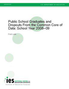Public School Graduates and Dropouts From the Common Core of Data: School Year[removed]