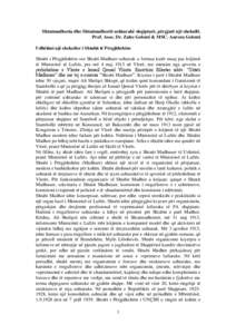 Shtatmadhoria dhe Shtatmadhorët ushtarakë shqiptarë, përgjatë një shekulli. Prof. Asoc. Dr. Zaho Golemi & MSC. Aurora Golemi Udhëtimi një shekullor i Shtabit të Përgjithshëm Shtabi i Përgjithshëm ose Shtabi 