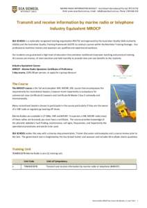 Global Maritime Distress Safety System / Radio spectrum / Very high frequency / Radio