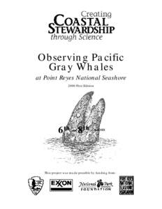 Observing Pacific Gray Whales at Point Reyes National Seashore 2000 First Edition  6th – 8th