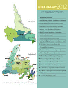 2012  THE ECONOMY ECONOMIC ZONES 1  Nunatsiavut Government