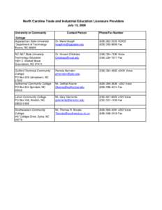 Licensure Providers 07.xls