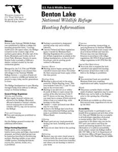 Iroquois National Wildlife Refuge / Clear Lake National Wildlife Refuge / Geography of the United States / Protected areas of the United States / Benton Lake National Wildlife Refuge