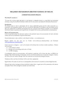 Microsoft Word - SJHS Communication Policy February 2013