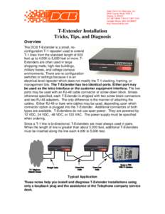 Data Comm for Business, Inc[removed]County Road 1000 E Dewey, IL[removed]6600, FAX[removed]Outside Illinois: 800-4DCBNET http://www.dcbnet.com