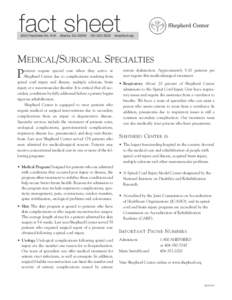 Neurotrauma / Shepherd Center / Spinal cord injury / Spasticity / Bethesda Hospital /  St. Paul / National Rehabilitation Hospital / Medicine / Health / Medical emergencies