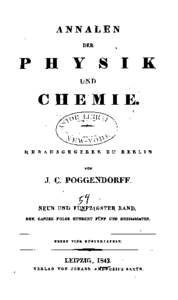 Annalen der Physik und Chemie