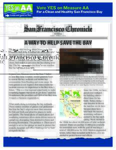 Vote YES on Measure AA  For a Clean and Healthy San Francisco Bay EDITORIAL FRIDAY, APRIL 8, 2016